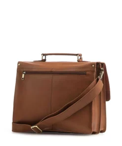 Burkely Business- & Laptop Bags-Vintage Scott Briefcase fine grain leather