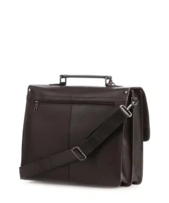 Burkely Business- & Laptop Bags-Vintage Scott Briefcase fine grain leather