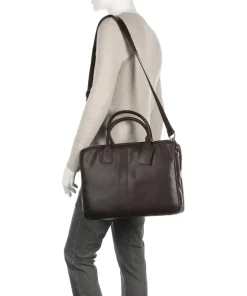 Burkely Business- & Laptop Bags-Vintage Taylor Worker Briefcase grained leather