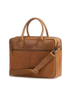 Burkely Business- & Laptop Bags-Vintage Taylor Worker Briefcase grained leather