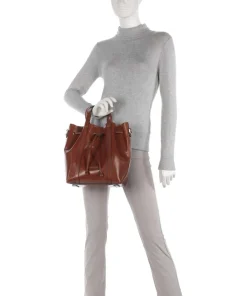 The Bridge Hobo Bags|Crossbody Bags-Vittoria Bucket bag fine grain cow leather
