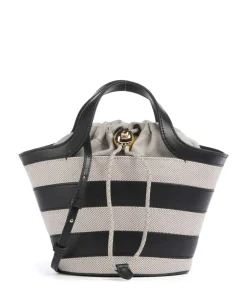 Furla Handbags|Crossbody Bags-Vortice Mini Crossbody bag canvas, fine grain leather