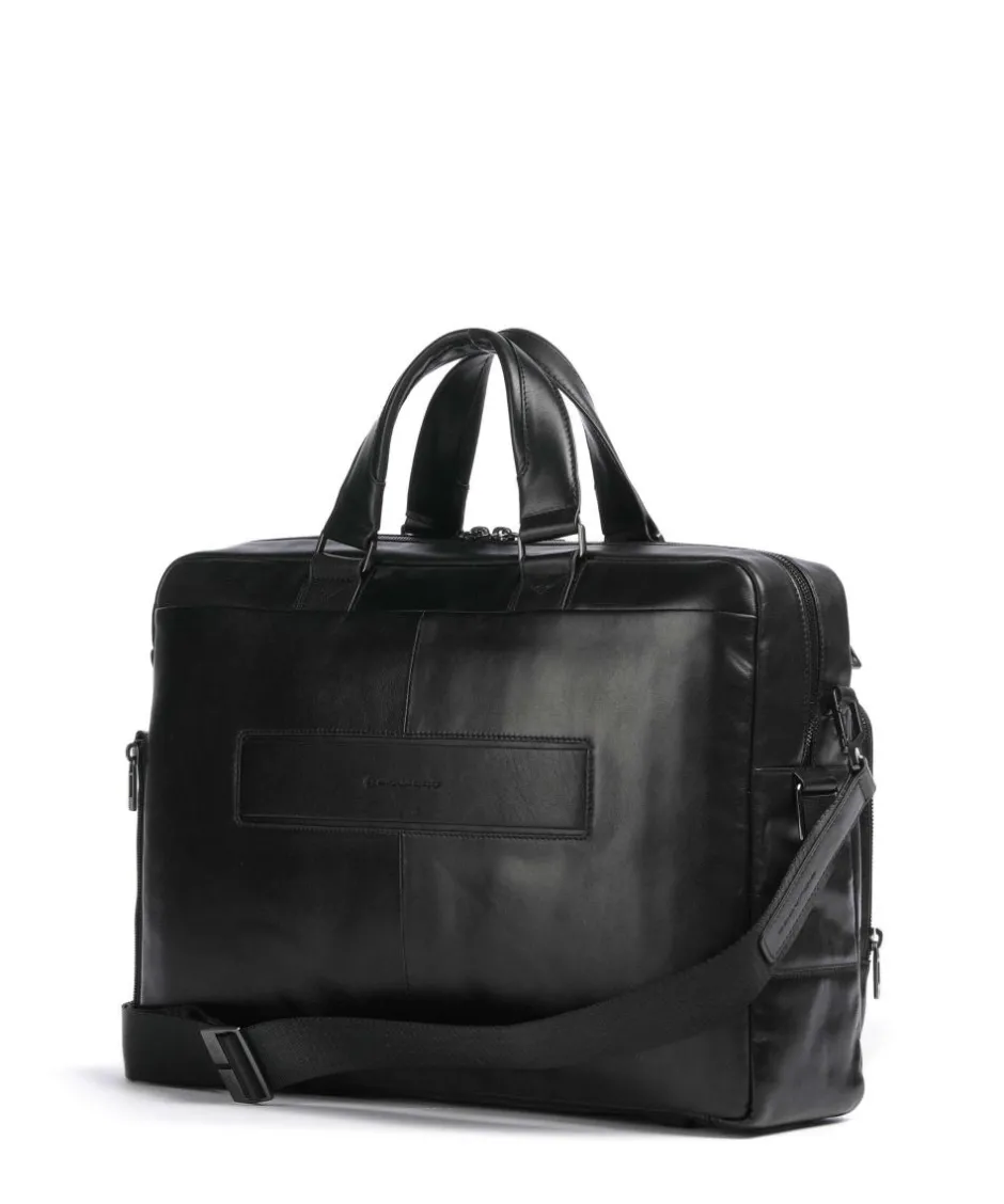 Piquadro Business- & Laptop Bags-W136 Briefcase 15″ fine grain cow leather