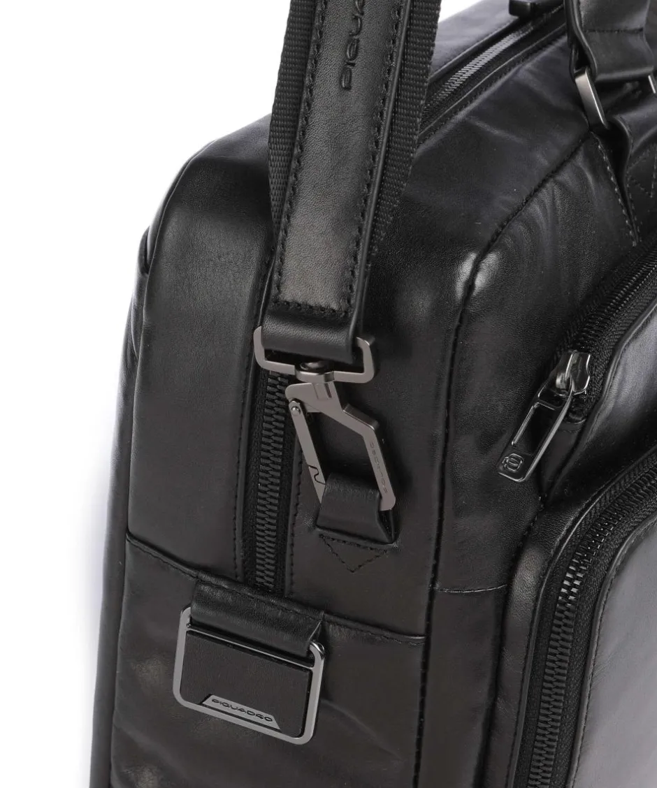 Piquadro Business- & Laptop Bags-W136 Briefcase 15″ fine grain cow leather