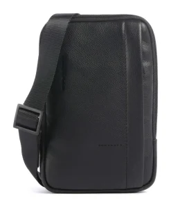 Piquadro Crossbody Bags-W137 Crossbody bag grained cow leather
