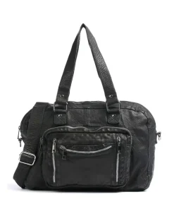 Núnoo Tote Bags-Washed Mille Tote bag softly grained calfskin