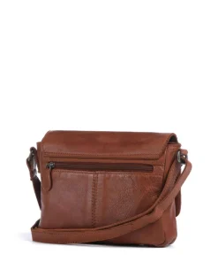 The Chesterfield Brand Business- & Laptop Bags|Crossbody Bags-Washed Waxed Cow Ann Crossbody bag grained cow leather