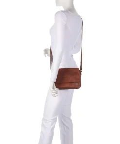The Chesterfield Brand Business- & Laptop Bags|Crossbody Bags-Washed Waxed Cow Ann Crossbody bag grained cow leather