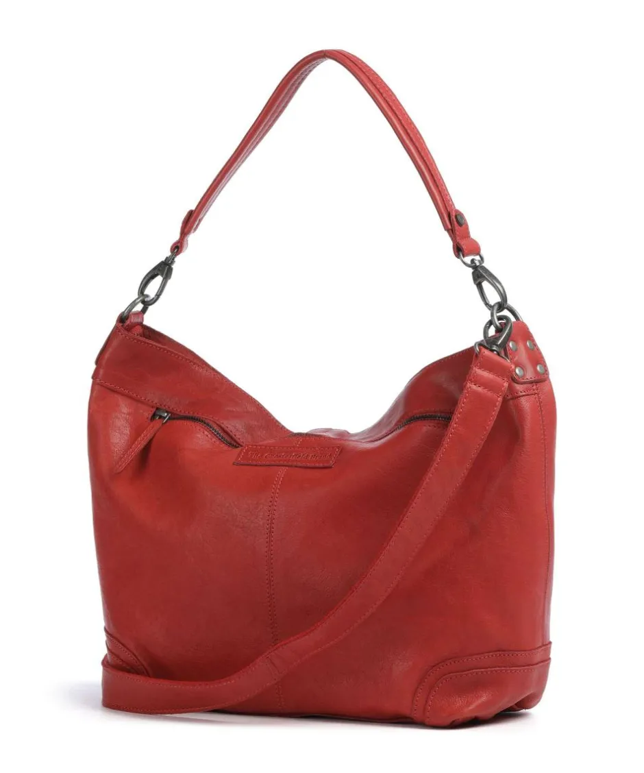 The Chesterfield Brand Shoulder Bags|Hobo Bags-Washed Waxed Cow Bolivia Hobo bag pull-up cow leather