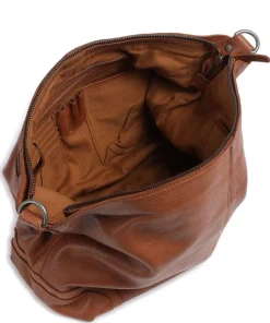 The Chesterfield Brand Shoulder Bags|Hobo Bags-Washed Waxed Cow Bolivia Hobo bag pull-up cow leather