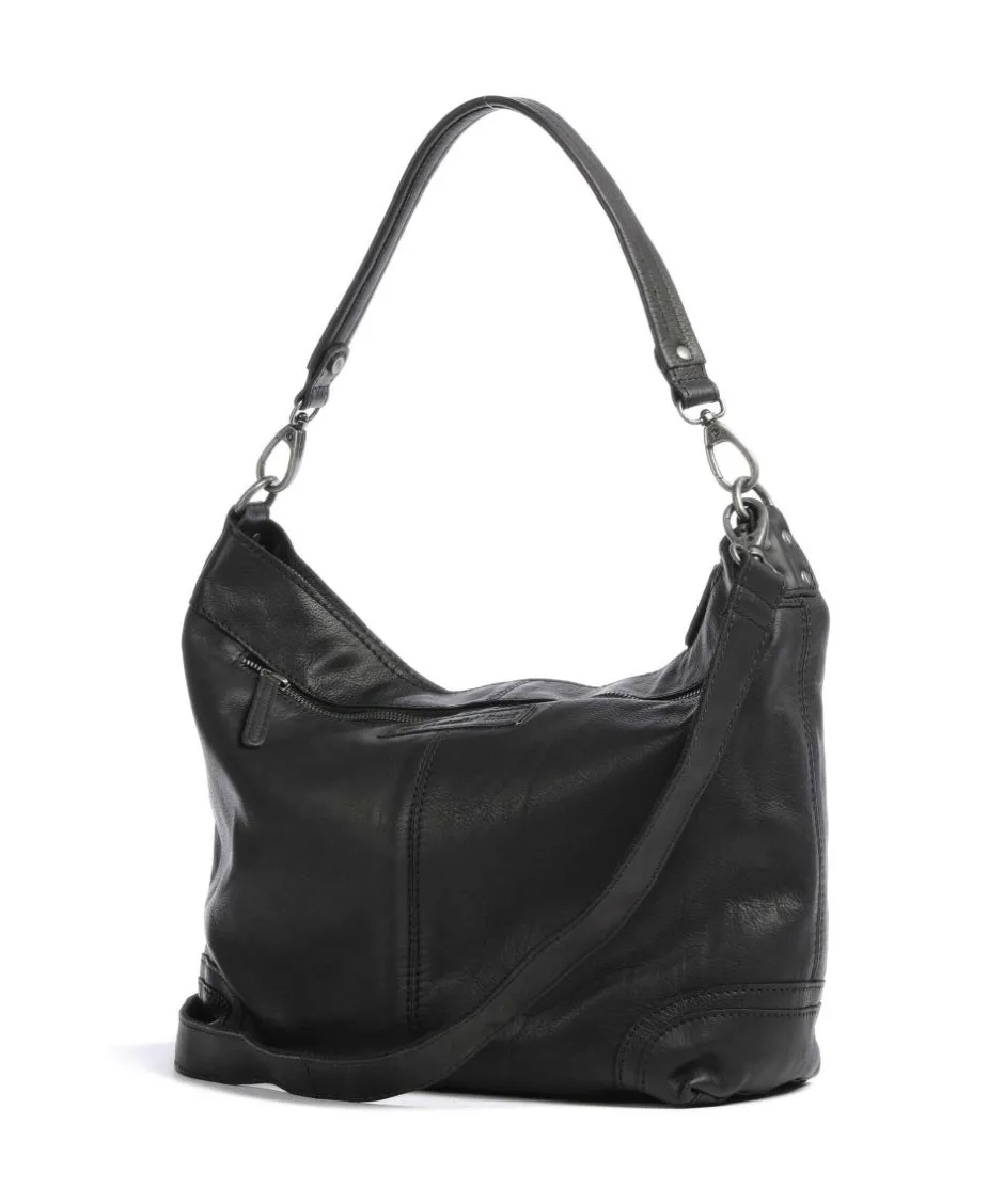 The Chesterfield Brand Shoulder Bags|Hobo Bags-Washed Waxed Cow Bolivia Hobo bag pull-up cow leather
