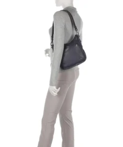 The Chesterfield Brand Shoulder Bags|Crossbody Bags-Washed Waxed Cow Caroline Shoulder bag grained cow leather