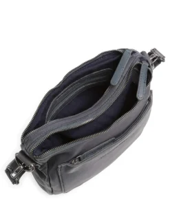 The Chesterfield Brand Shoulder Bags|Crossbody Bags-Washed Waxed Cow Caroline Shoulder bag grained cow leather