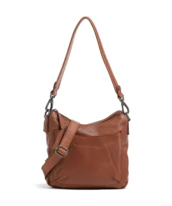 The Chesterfield Brand Shoulder Bags|Crossbody Bags-Washed Waxed Cow Caroline Shoulder bag grained cow leather