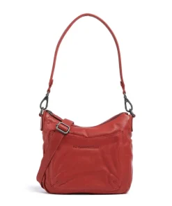 The Chesterfield Brand Shoulder Bags|Crossbody Bags-Washed Waxed Cow Caroline Shoulder bag grained cow leather