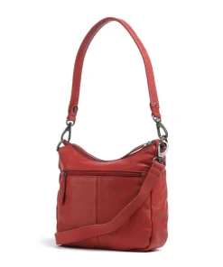 The Chesterfield Brand Shoulder Bags|Crossbody Bags-Washed Waxed Cow Caroline Shoulder bag grained cow leather
