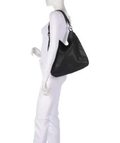 The Chesterfield Brand Shoulder Bags|Hobo Bags-Washed Waxed Cow Sintra Hobo bag grained cow leather