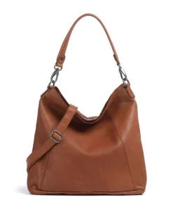 The Chesterfield Brand Shoulder Bags|Hobo Bags-Washed Waxed Cow Sintra Hobo bag grained cow leather