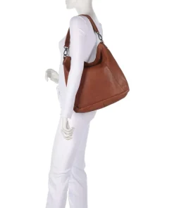 The Chesterfield Brand Shoulder Bags|Hobo Bags-Washed Waxed Cow Sintra Hobo bag grained cow leather