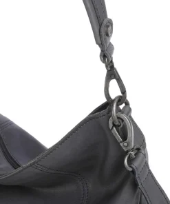The Chesterfield Brand Shoulder Bags|Hobo Bags-Washed Waxed Cow Sintra Hobo bag grained cow leather