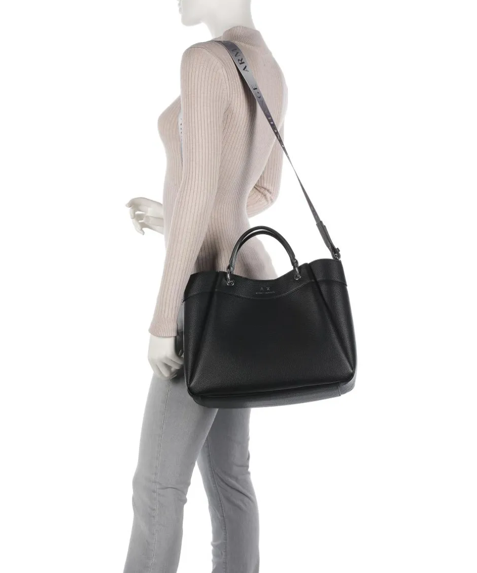 Armani Exchange Tote Bags|Handbags-Wave L Handbag imitation leather