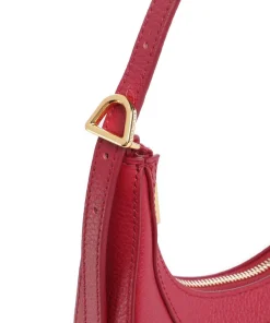 Coccinelle Shoulder Bags|Crossbody Bags-Whisper Shoulder bag grained cow leather