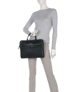 Markberg Business- & Laptop Bags-Wrap Briefcase 14″ grained cow leather