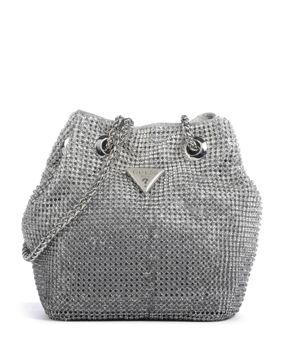 Guess Clutch & Evening Bags|Shoulder Bags-Zalina Shoulder bag aluminum