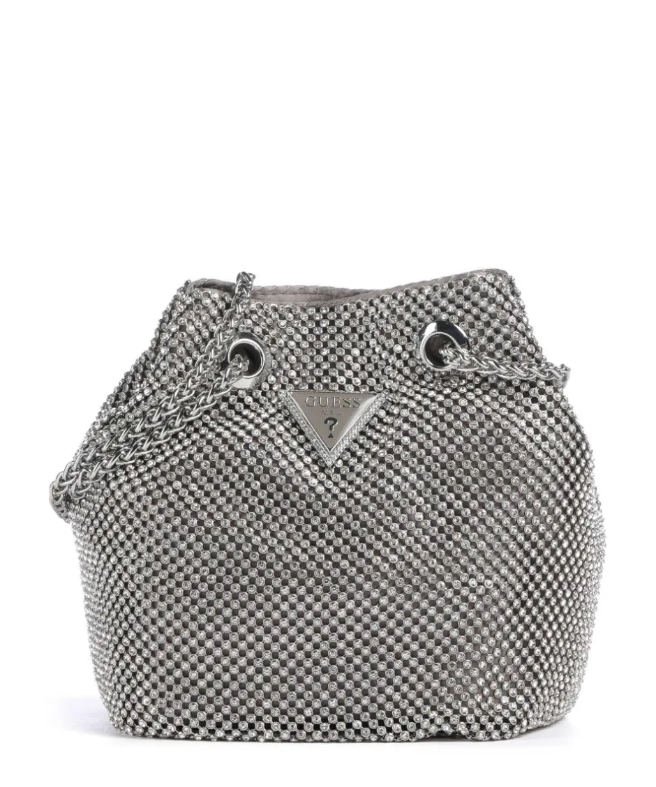 Guess Clutch & Evening Bags|Shoulder Bags-Zalina Shoulder bag aluminum