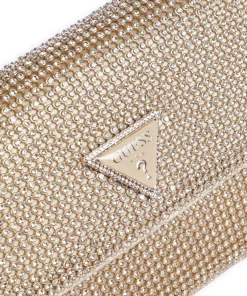 Guess Clutch & Evening Bags|Shoulder Bags-Zalina Shoulder bag aluminum