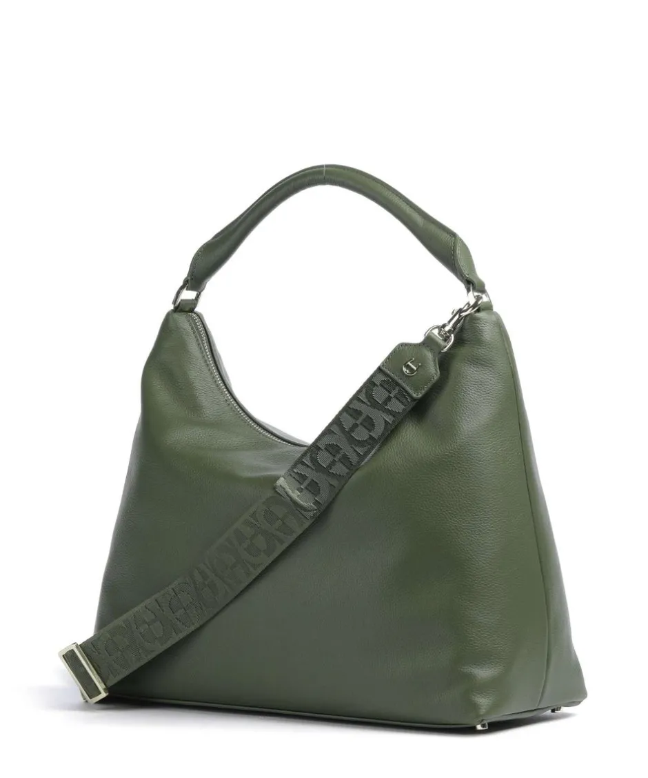 AIGNER Shoulder Bags|Hobo Bags-Zita M Hobo bag grained cow leather
