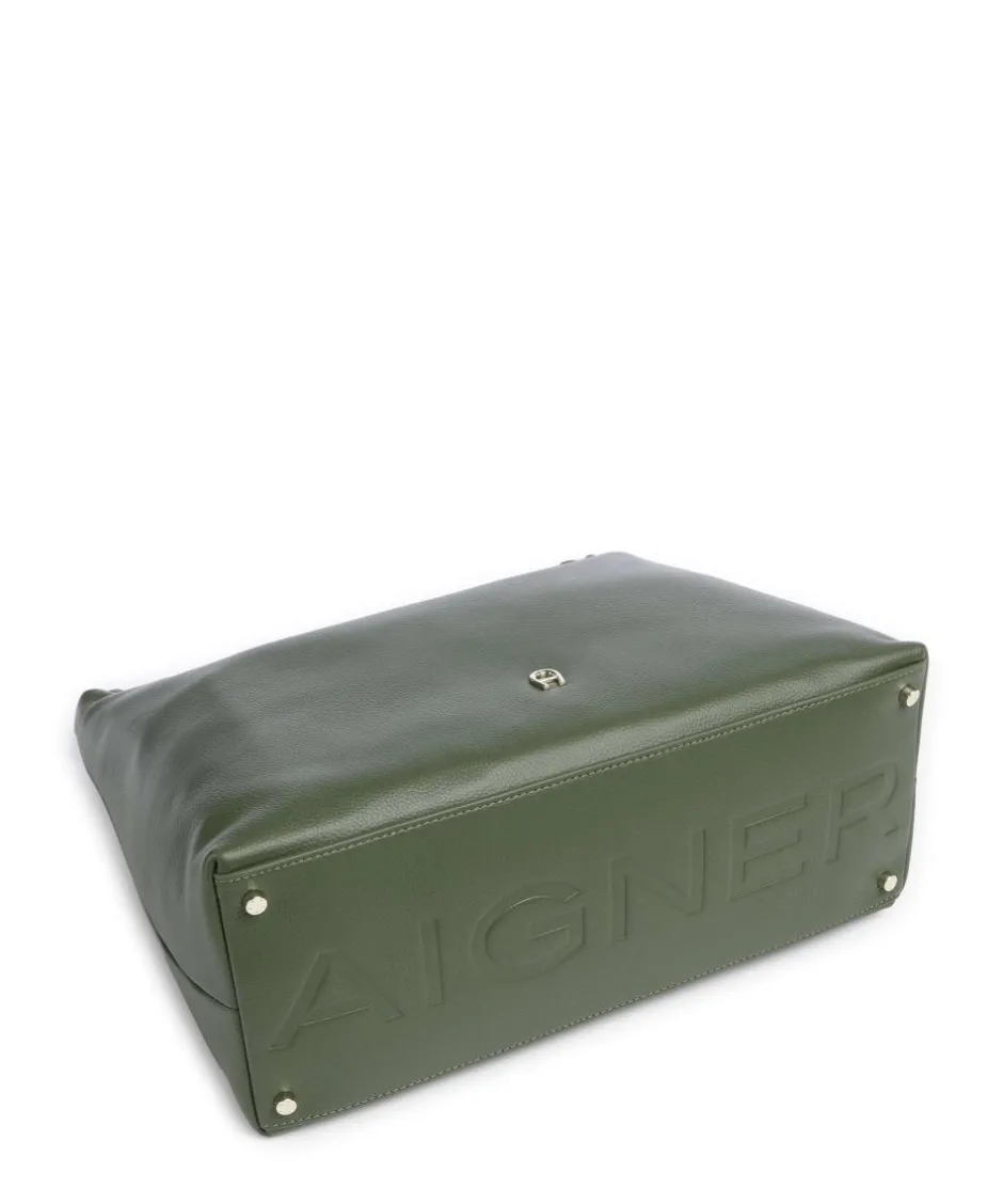AIGNER Shoulder Bags|Hobo Bags-Zita M Hobo bag grained cow leather
